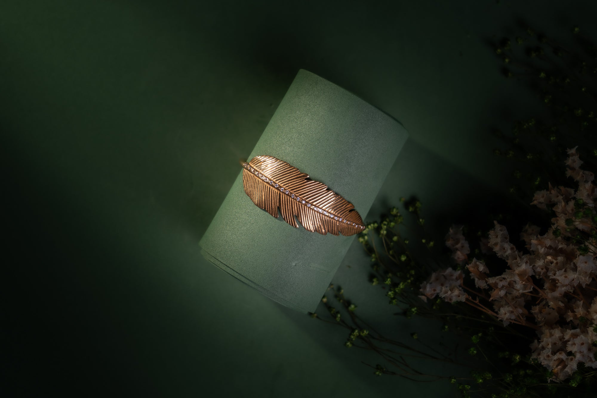 Pulseira Golden Feather