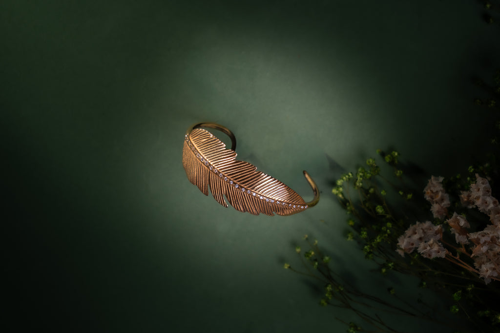 Pulseira Golden Feather