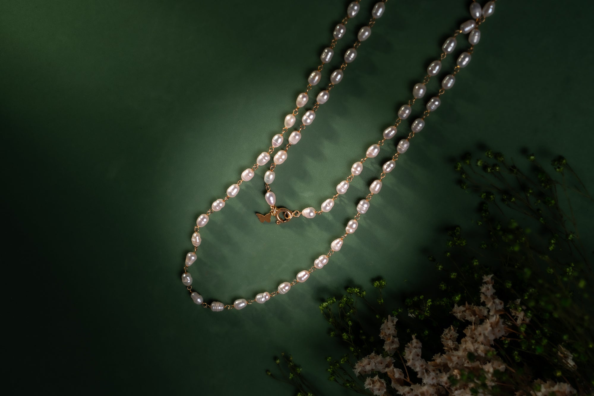 Colar Pérolas Duplo