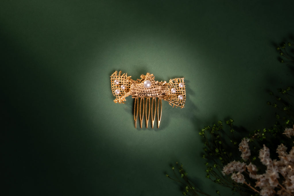 Gancho Noiva Linen Pearl