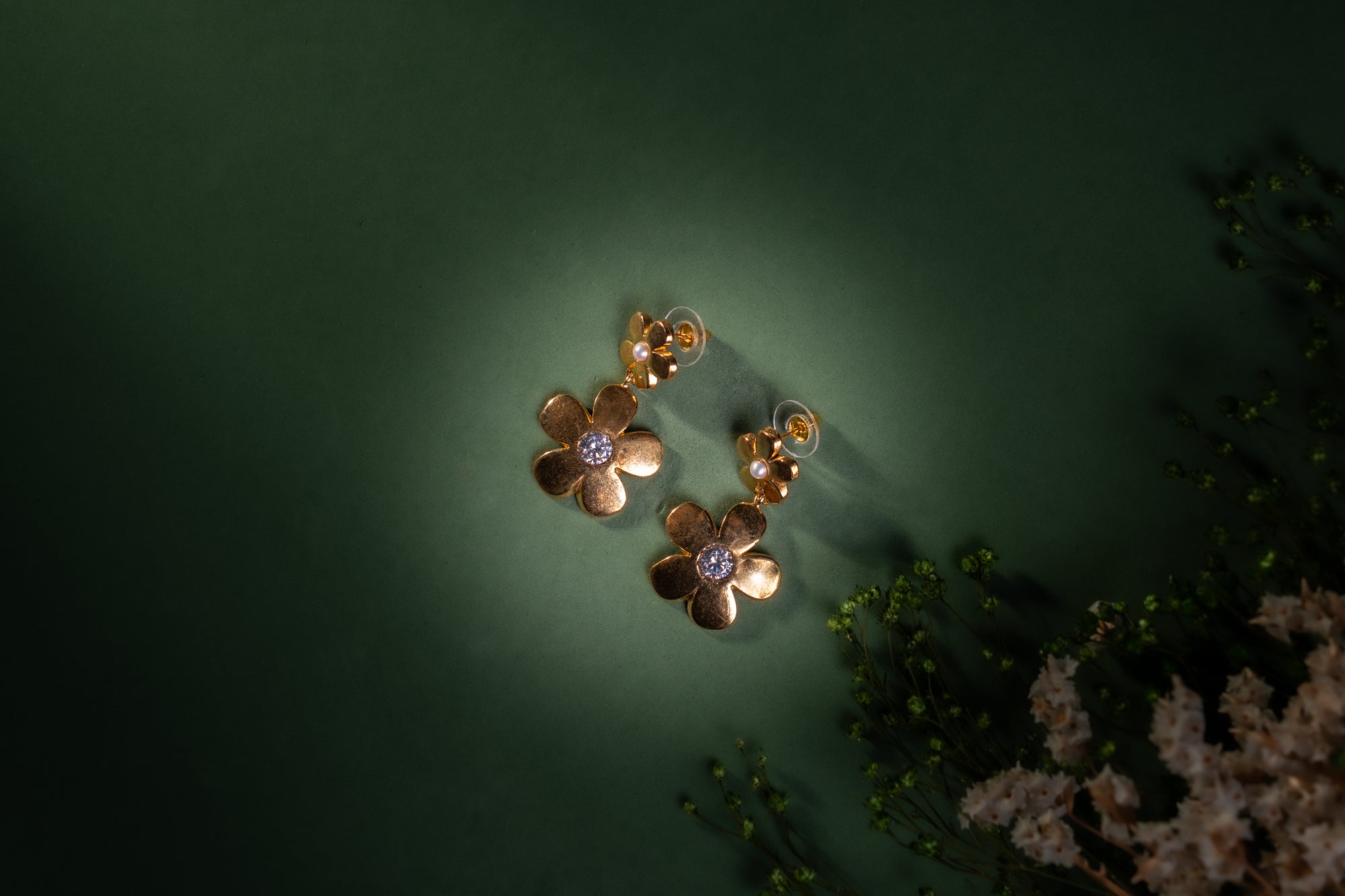 Brincos Noiva Flower