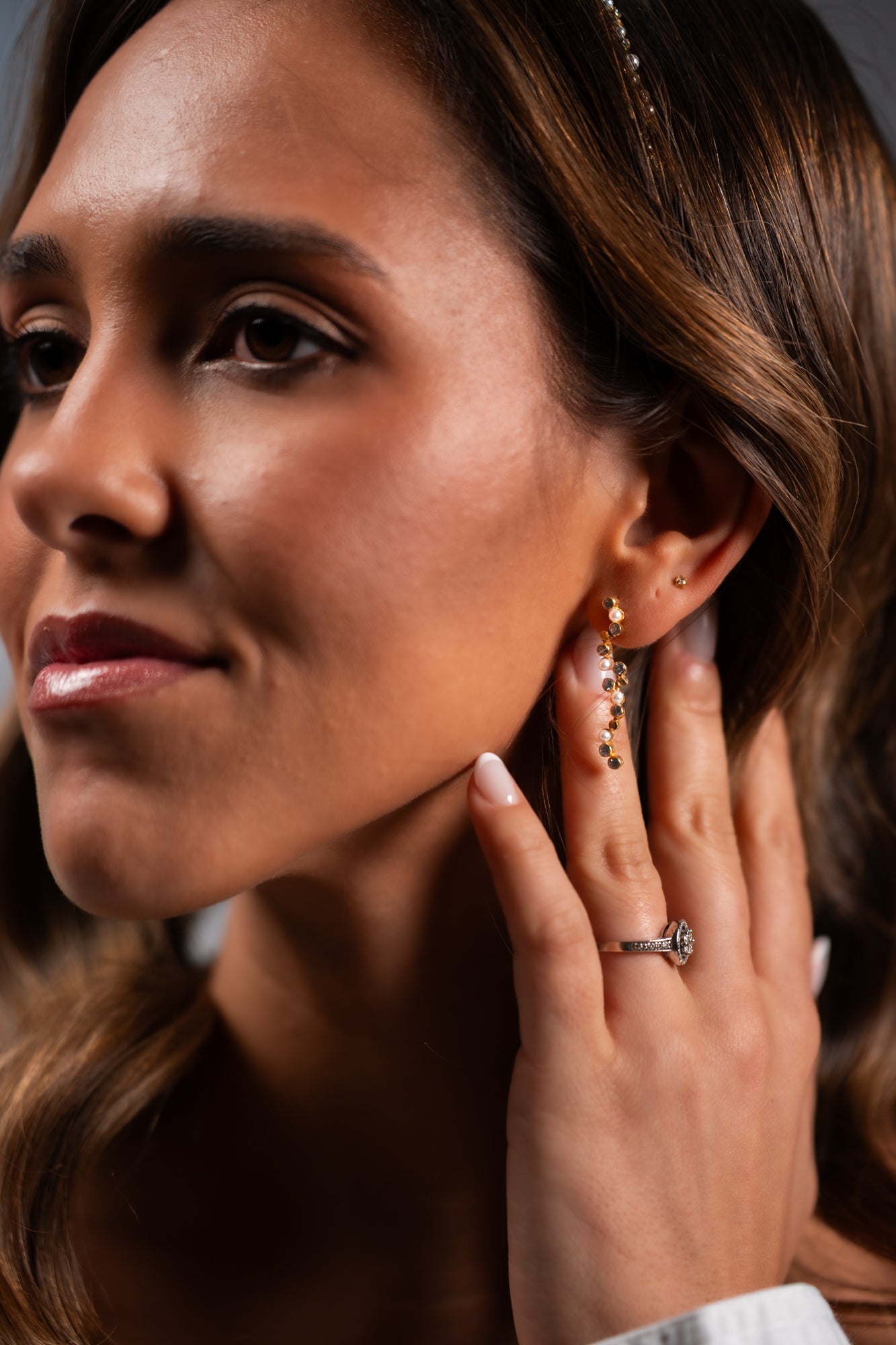 Brincos Noiva Enchanted Pearl