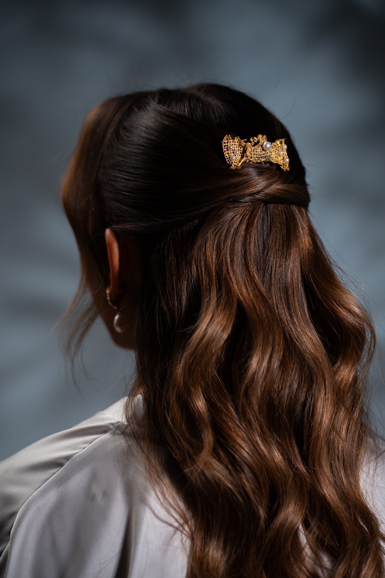 Gancho Noiva Linen Pearl